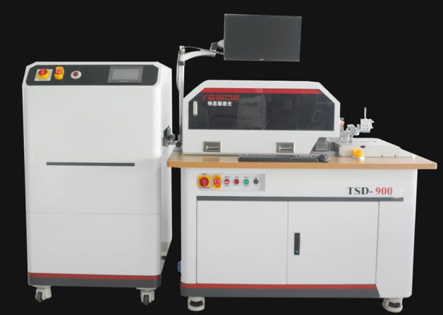 Станок TSD-900. Полностью автоматическая машина для крупных производителей штампов. Обработка осуществляется с функциями гибки, плоской резки, резки кромки, перемычки, надсечки, перфорации и протягивания