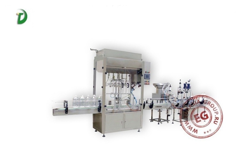 Автоматическая укупорочная линия для воды TD