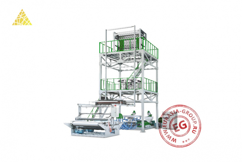 AB экструдер для производства рукавной пленки CH-E800-AB