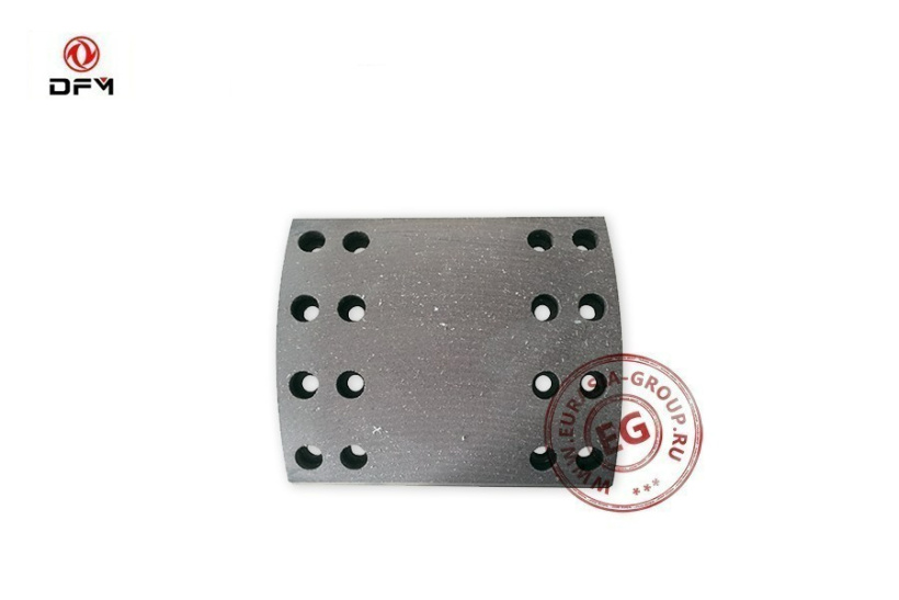 Накладка тормозная задняя 16 отверстий для тягача Dong Feng DZ9160340068