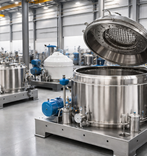 Промышленные центрифуги: виды, отрасли применения и принцип работы