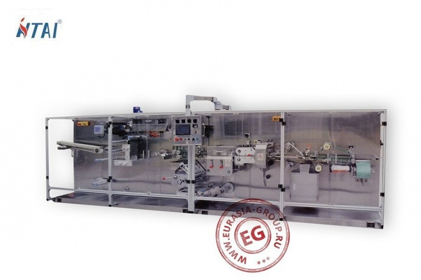 Машина-автомат для производства штучных упаковок влажных салфеток CD-160FG