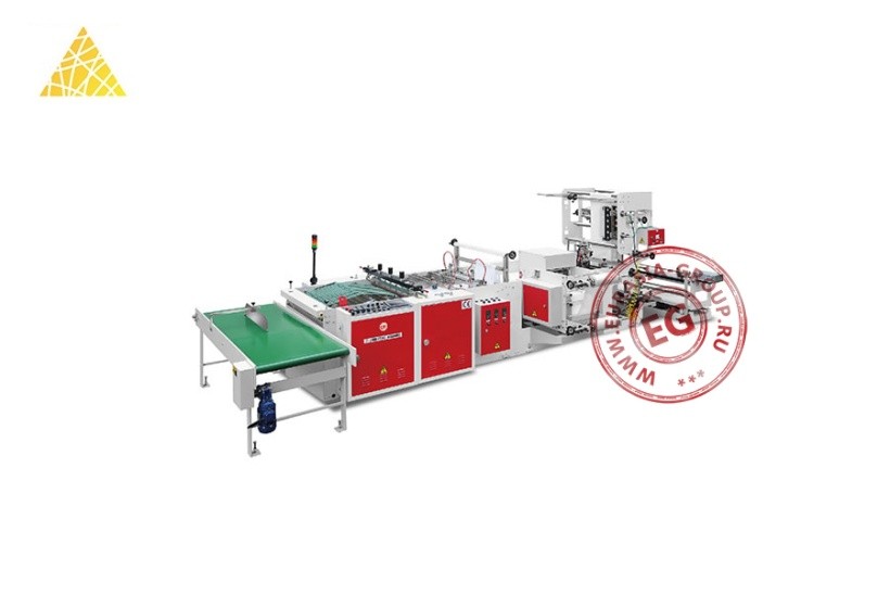 Пакетоделательная машина для производства пакетов с прорубной ручкой CW-800LP