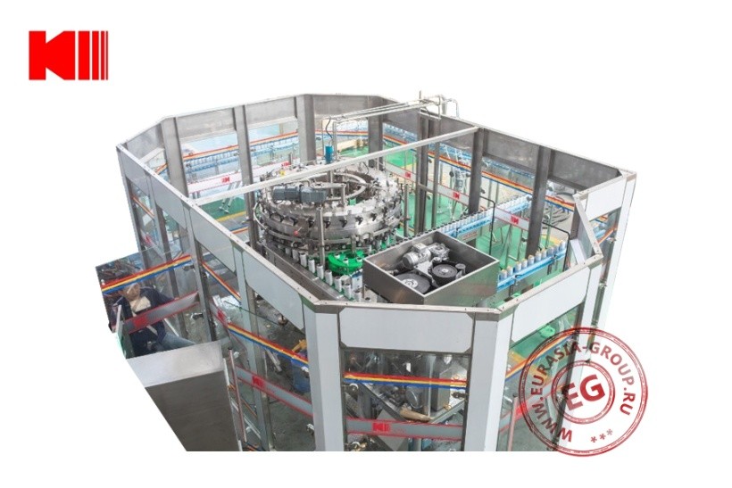 Моноблок для розлива соков в пластиковую тару с крышкой EASY OPEN DGF 24-4