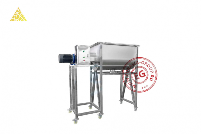Горизонтальный ленточный смеситель для сухих смесей 100