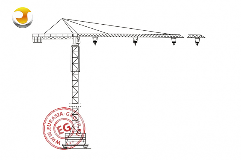 Башенный кран TAVOL QTZ80-6012