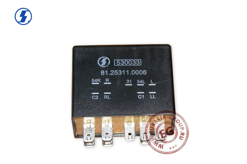 Реле поворотов для самосвала SHAANXI SX-3255-DR 3804B 81.25311.0006