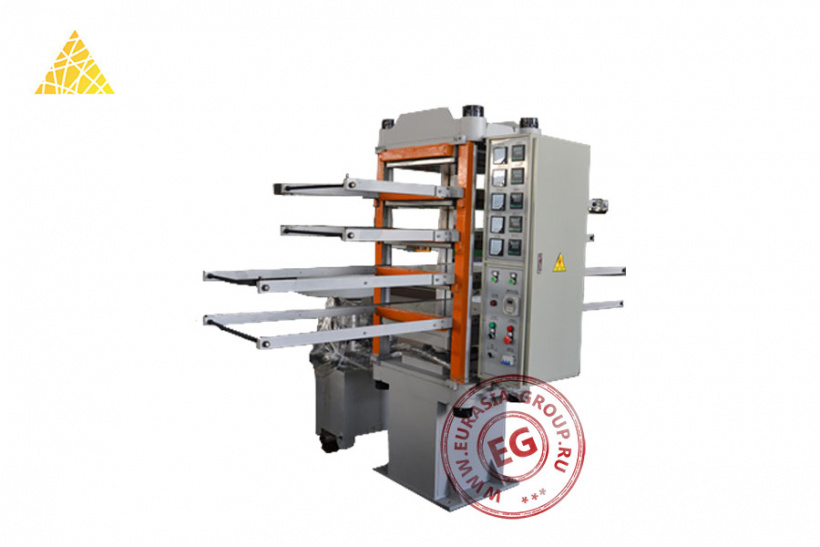 Пресс для вулканизации резиновой крошки XLB-D550 х 550 х 4 / 0.50MN