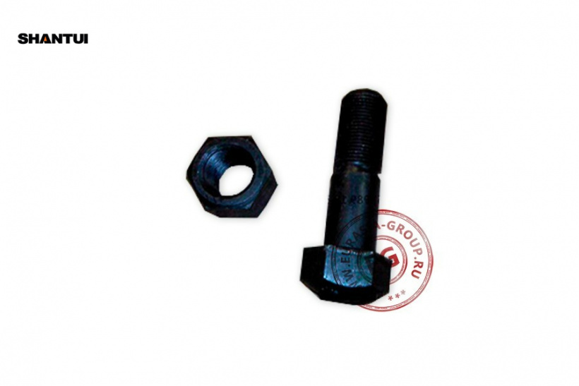 Болт + гайка башмака для бульдозера SHANTUI  SD16 203MA-00062 + 216MA-00061