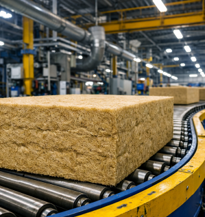 Полный цикл производства минеральной ваты  – от сырья до готовой продукции
