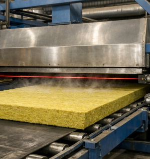 Печи полимеризации и резки – финишная обработка минеральной ваты