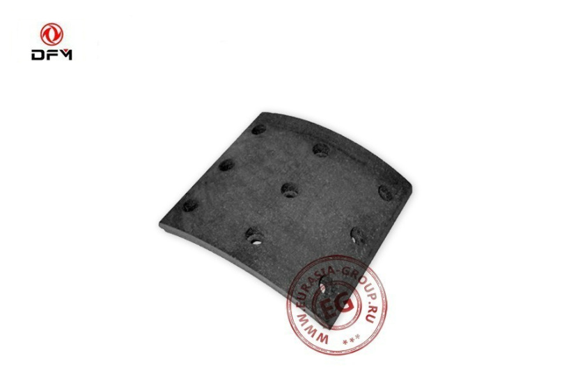 Накладка тормозная задняя (9 отверстий) для тягача Dong Feng 3502N-105