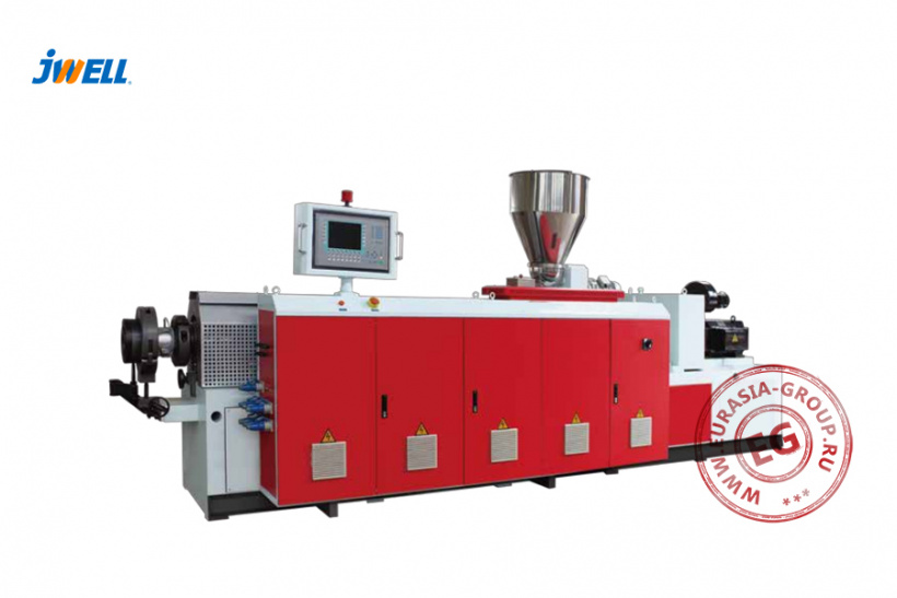 Экструдер двухшнековый конический JWT67/134