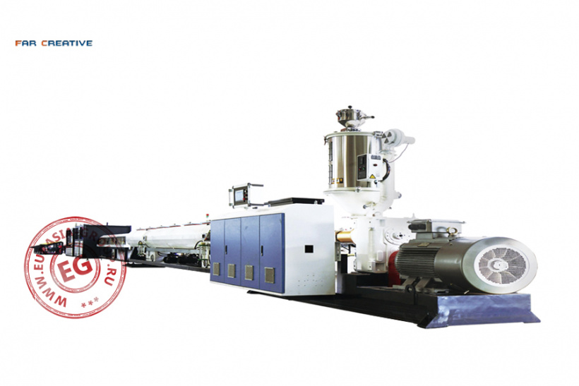 Экструзионная линия для производства PE труб PE-63