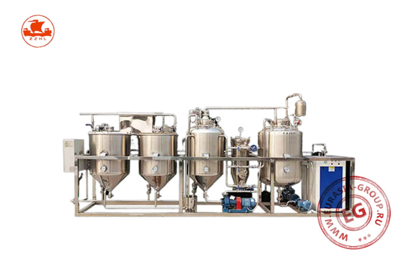 Оборудование для рафинации и дезодорации растительного масла HLJL300-4