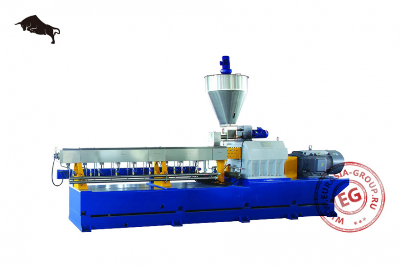 Двухшнековый экструдер PE WPC SJSL-75