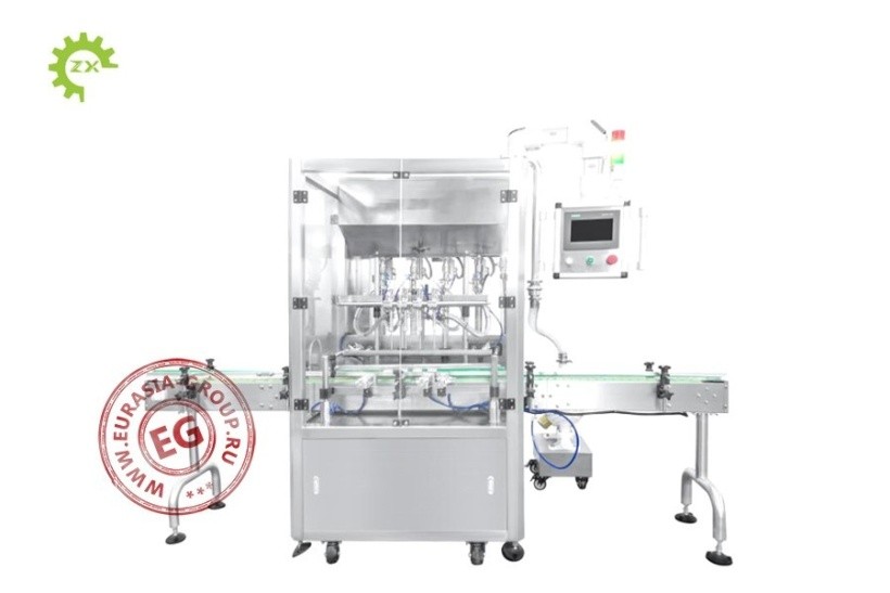 Автоматическая линия розлива вязких соусов HSGZ-2000