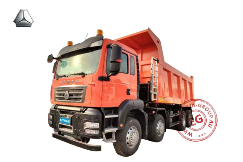 Строительный самосвал SITRAK C7H 8×4 ZZ3316V306ME V=22 куб.м КДМ 2.2.2.02