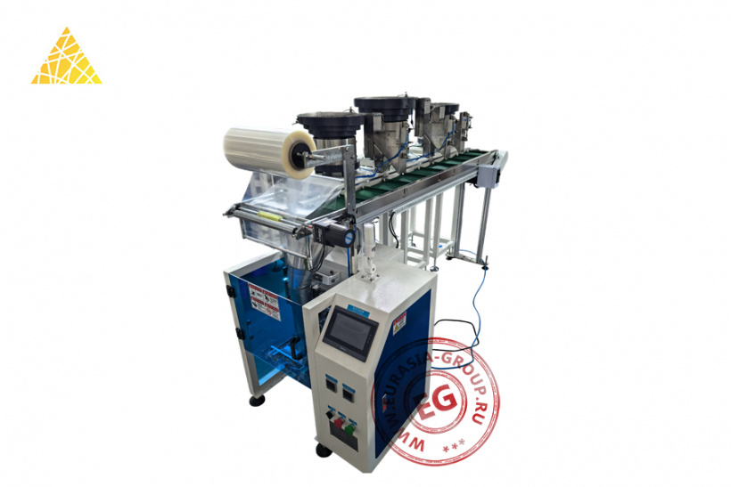 Счётно-фасовочная машина для упаковки метизов (с конвейером) TY-320-3P-PD