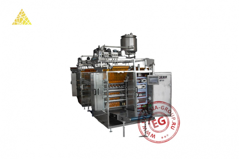 Многопоточный станок для упаковки жидкой продукции в саше DXDO-J500E  