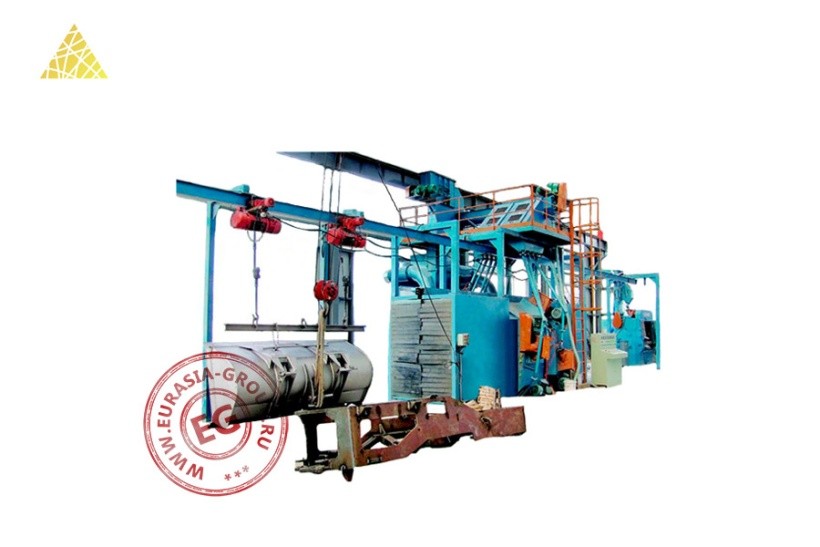 Дробеметная установка подвесного (кранового) типа QT37100