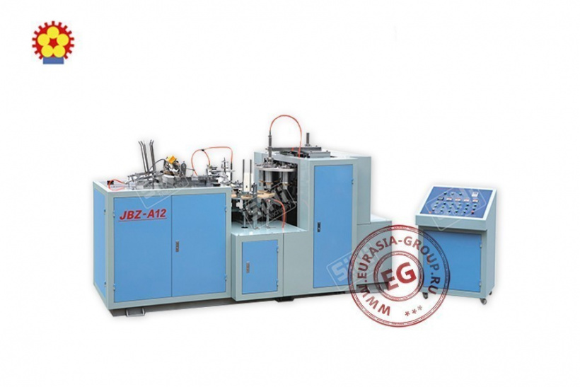 Станок для производства бумажных стаканов с полиэтиленовым покрытием JBZ-A12