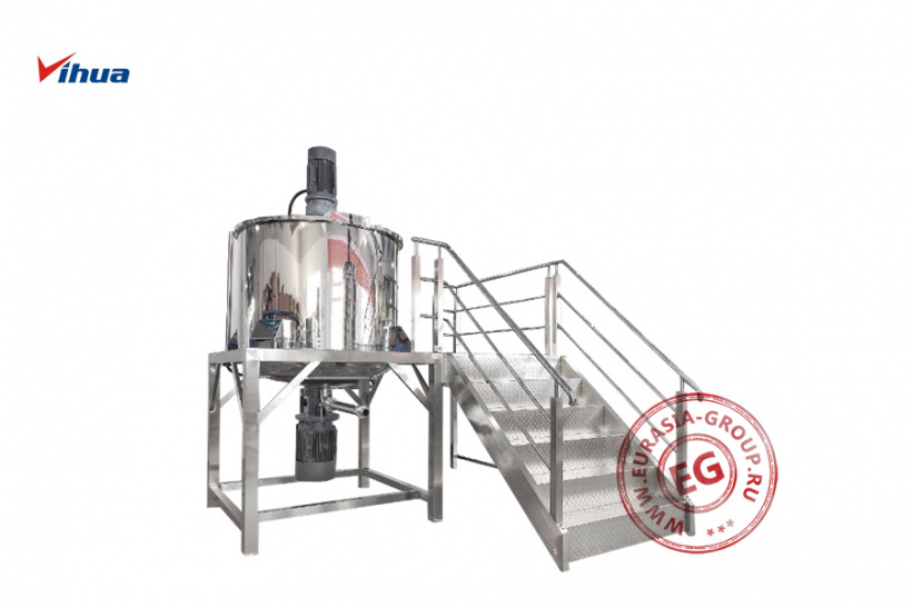 Смеситель-гомогенизатор для производства косметики 2000L