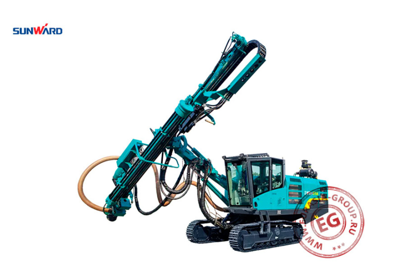 Интегрированная буровая установка с погружным пневмоударником Sunward SWDH102S