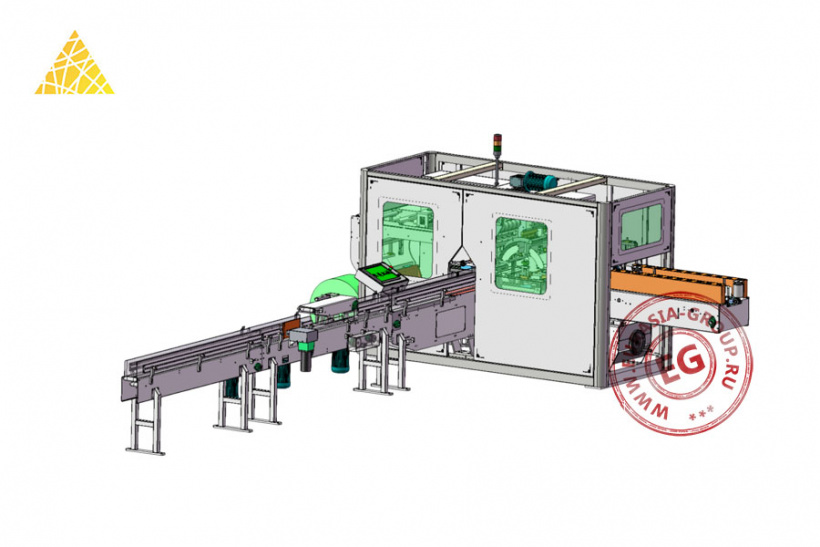 Станок для упаковки сухих салфеток HT-HS180