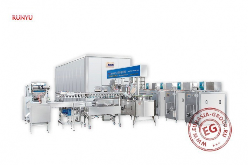 Линия производства мороженого шоковой заморозки SDA-980C