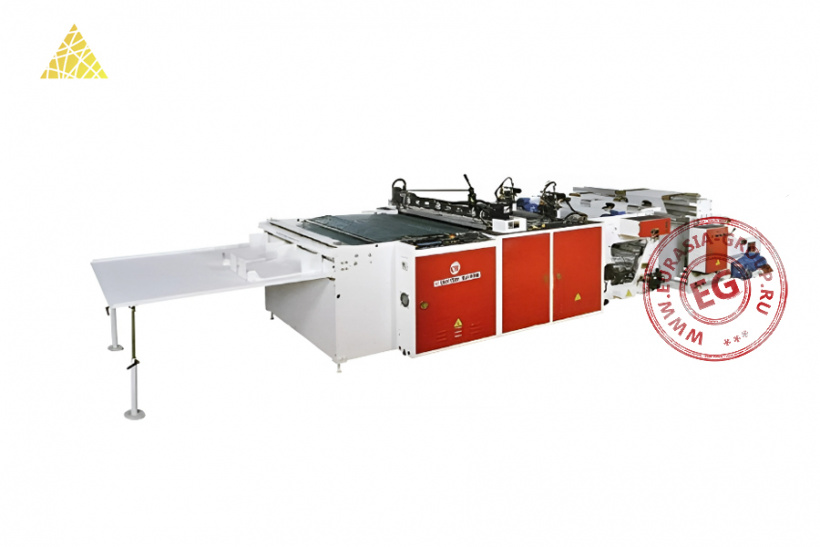 Станок для производства пакетов с одинарным или двойным боковым швом CW-1200BSDS