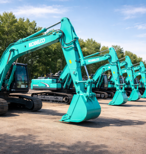 Доставка поворотного редуктора для экскаватора Kobelco