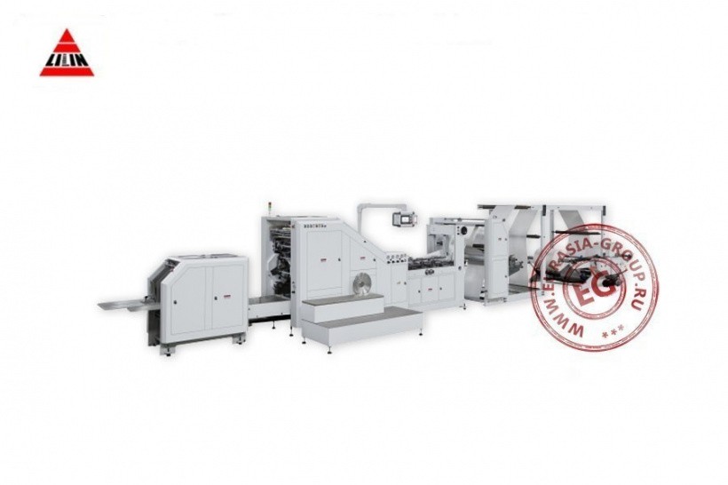 Линия для производства двухслойных бумажных пакетов с квадратным дном LSB-450XL-2L