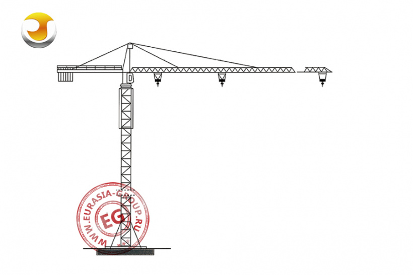 Башенный кран TAVOL QTZ63-5013