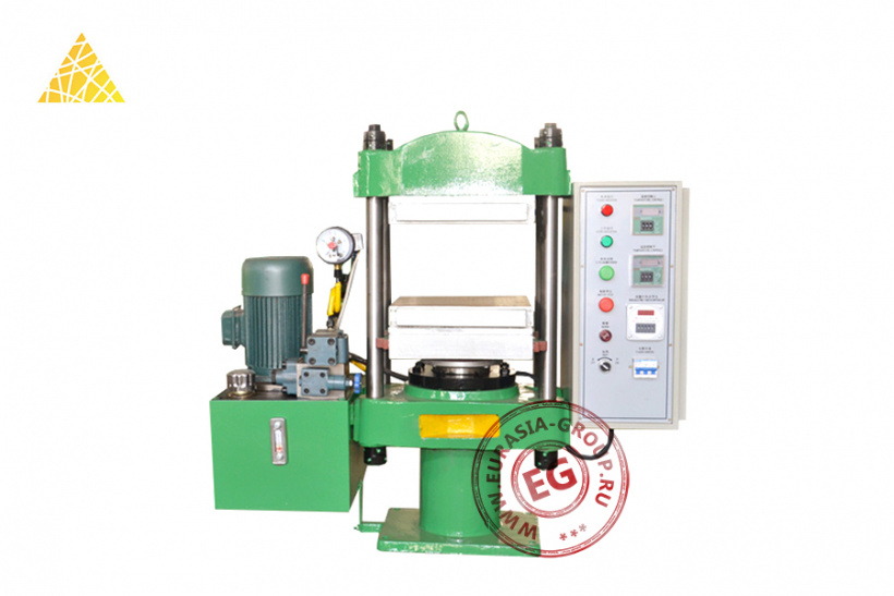 Пресс для вулканизации резиновой крошки XLB800х800