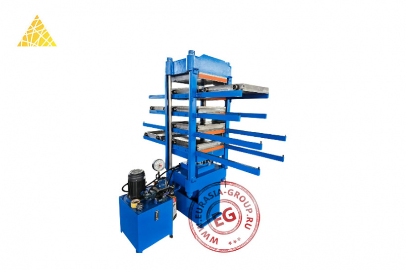 Пресс для вулканизации резиновой крошки ST-550*550/0.50