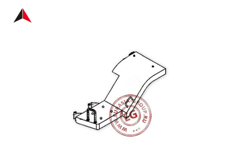 Рама опорная левая для погрузчика SDLG LG933,LG936  2120900030