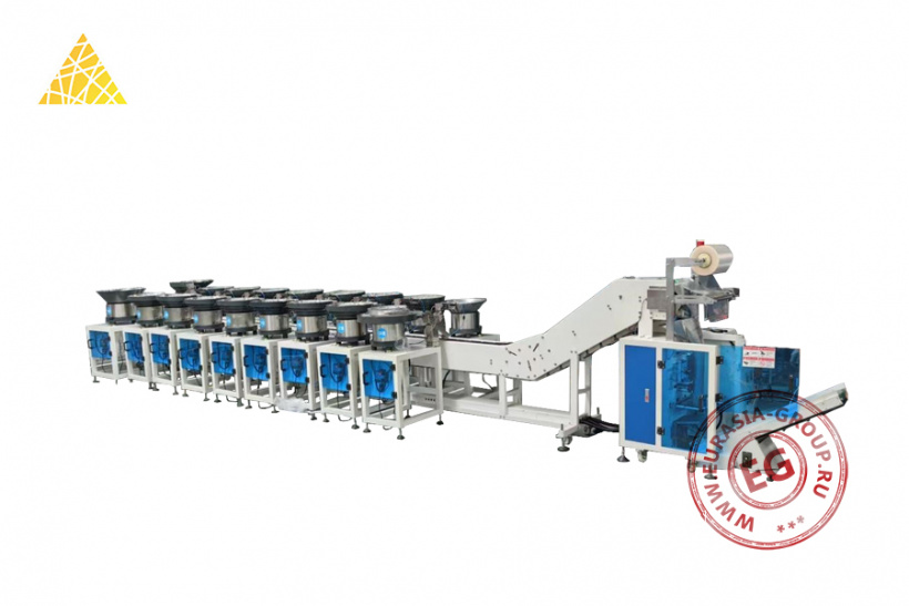 Счётно-фасовочная линия для упаковки метизов TY-320-20P-LD