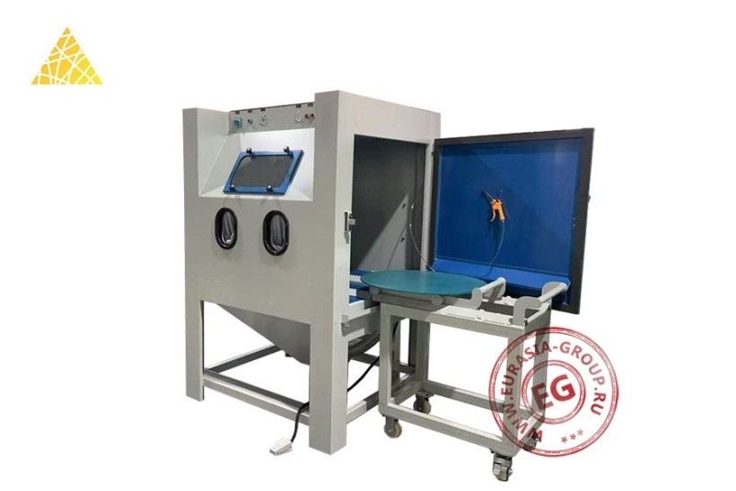 Пескоструйная камера с поворотным столом BLST-1212A