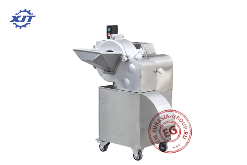 Станок для резки фруктов и оващей кубиками XJT-QD100