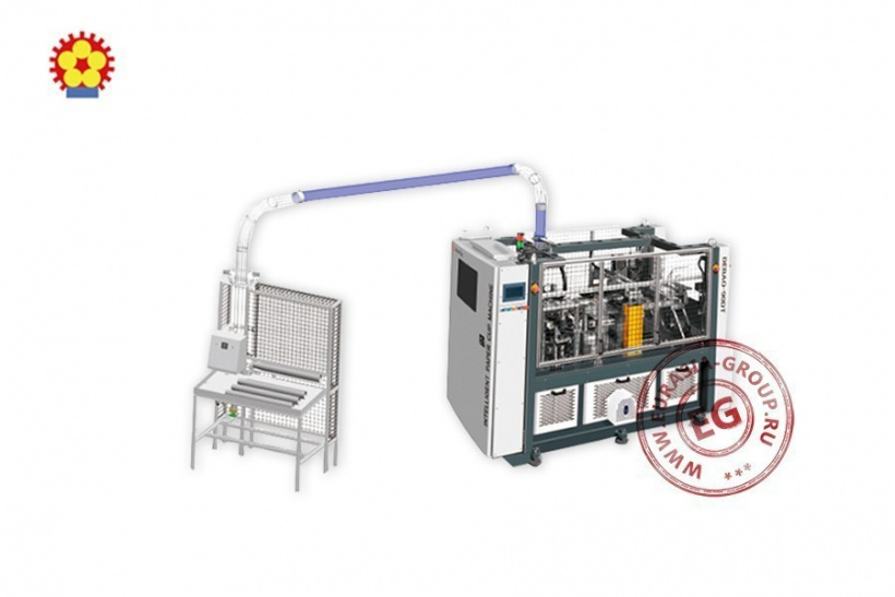 Машина для производства бумажных стаканов для кофе с возможностью рельефного тиснения DEBAO-118DT (90DT)