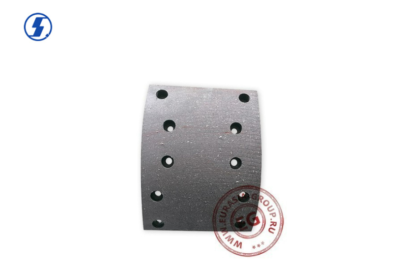 Накладка тормозная передняя 163x183 (8 отверстий) для самосвала SHAANXI 81.50221.0535
