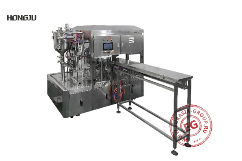 Станок для фасовки упаковки жидких продуктов в дой-пак DGY-1D