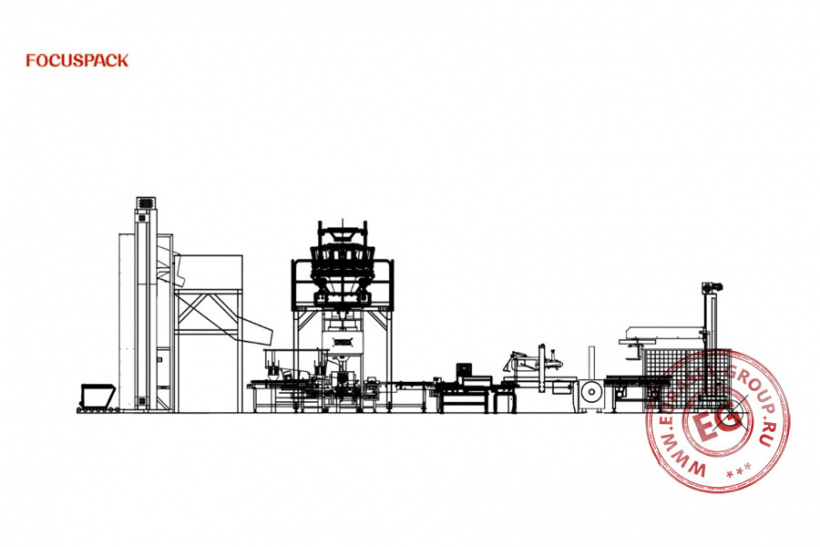Линия для фасовки метизов в коробки FM-150