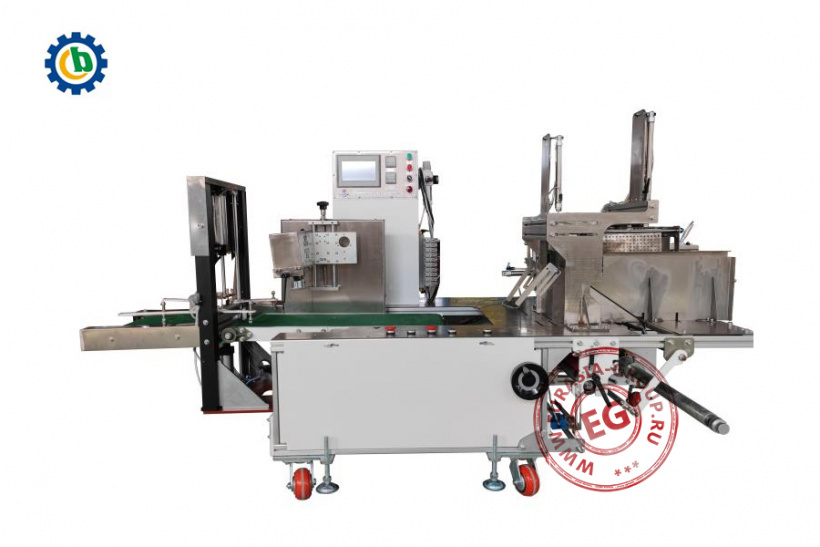 Станок для групповой упаковки палочек для кофе в пакет T-450