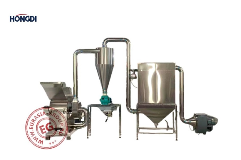 Молотковая дробилка с импульсным пылеуловителем 600