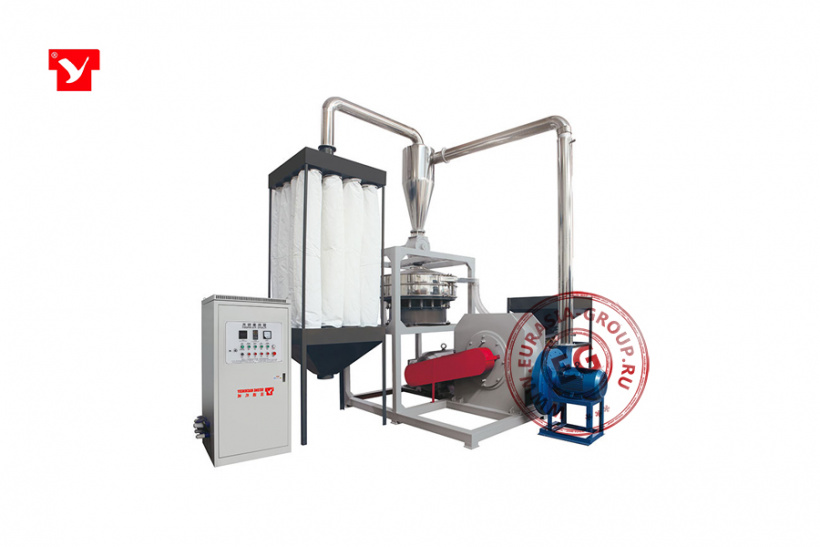 Роторно-вихревая мельница для измельчения ПВХ SMP-600