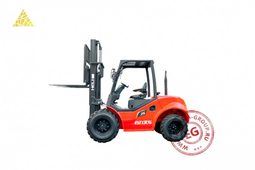 Вилочный дизельный погрузчик 4WD HELI CPCD35-XC3Y4G3