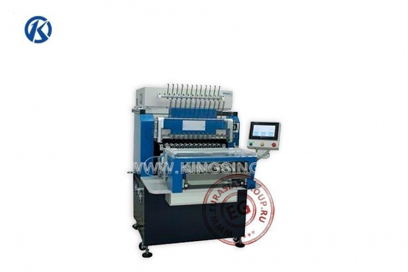Высокоскоростной двенадцати шпиндельный станок для намотки катушек KS-W808