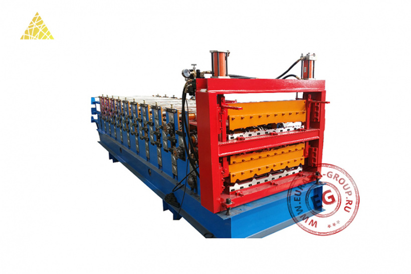 Трехъярусная линия для производства профлиста C8/C10/C21